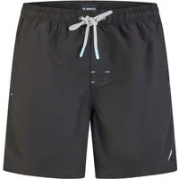 HAPPY SHORTS Badehose HAPPY SHORTS Herren Badeshorts Strandshort Schwarz S - XXL