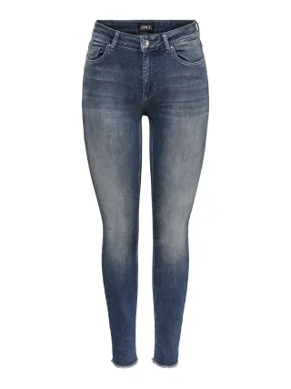 ONLY - ONLBLUSH MID SK ANK RW DNM REA422 NOOS Special Blue Grey Denim - Gr. - 30