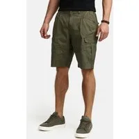 Indicode Cargoshorts Herren INDreier Cargo Shorts Herrenshorts mit elastischen Seiteneinsätzen für mehr Komfort