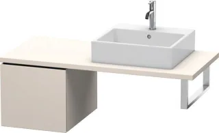 Duravit L-Cube Unterschrank für Konsole Taupe Supermatt 420x547x400 mm - LC583108383 LC583108383