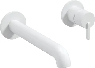 Neuesbad Serie 600 Unterputz Waschtischarmatur, inklusive Einbaukörper , Oberfläche: weiss matt NB1BQS_A54L1
