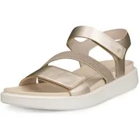Ecco Flowt (Leder) gold Damen Sandale