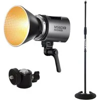 Neewer Videoleuchte Neewer Dauerlicht MS60B LED Foto-Videolicht mit Stativ und Kugelgelenk, Videografie, Fotografie, Content-Creator