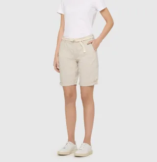 MAC - MAC JEANS - CHINO SHORTS, Stretch Gabardine beige - Gr. - 44