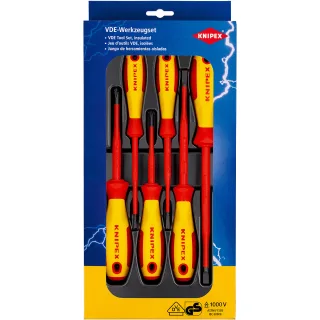 KNIPEX VDE Schraubendreher-Paket Schlitz / Phillips 368 mm - 002012V02