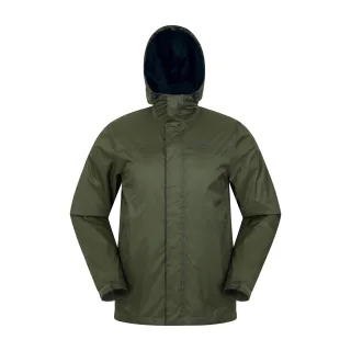 Mountain Warehouse Herren Torrent Wasserdichte Jacke (Khaki Grün)