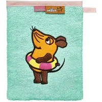 Playshoes Waschhandschuh Frottee-Waschhandschuh DIE MAUS Schwimmring