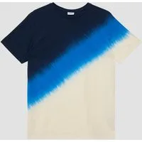 s.Oliver Kurzarmshirt T-Shirt T-Shirt mit Dip-Dye-Effekt