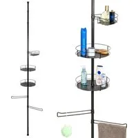 bremermann Teleskopregal Badregal ausziehbar bis max. 290 cm