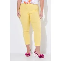 MIAMODA Schlupfhose Bengalin-Hose elastischer Slim Fit Metallic-Druck