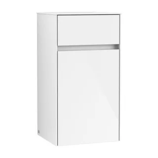 Villeroy & Boch Collaro Seitenschrank C03201DH 40,4x74,8x34,9cm, Anschlag rechts, Glossy White