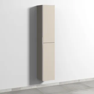 Sanipa 3way Hochschrank mit 2 Türen, Kaschmir-Matt BP0911U