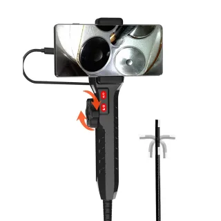 J200 6mm/8mm 360° Rotating Endoscope 1080P 500W HD Quality Adjustable LED Light IP67 Protection Level Inspection Camera
