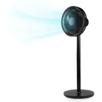 Domo Standventilator Standventilator 2-in-1-Ventilator 3 Stufen 50W Luftkühler Oszillation, 65 dB(A) & 7 Rotorblätter & 3 Lüftergeschwindigkeiten