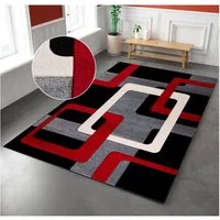 OTTO home Teppich Maxim, rechteckig, Höhe: 13 mm, Hoch-Tief-Effekt, Kurzflor, 3D-Design, Kundenliebling