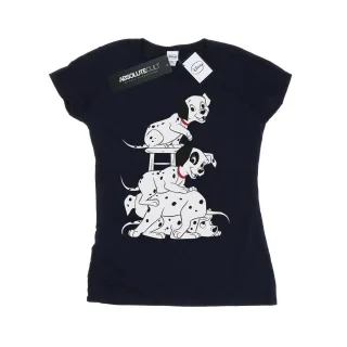 Disney - "101 Dalmatians Chair" T-Shirt für Damen (Marineblau)