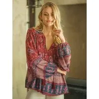 ANNIS Fashion & Accessoires Tunika "RUBY SPIRIT" v. Jaase (1-tlg) NEU, aus Viskose, lockerer Schnitt, Paisley Muster
