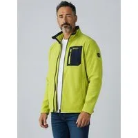 Dry Fashion Fleecejacke Esens Herren Jacke Fleece Stehkragen - Übergangsjacke Freizeitjacke Sportive Passform, Seitentaschen & Brusttasche mit Reißverschluss
