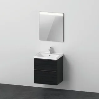 Duravit D-Neo Möbelwaschtisch mit Waschtischunterbau und Spiegel 600x480x2000 mm - DE0144016160000 DE0144016160000