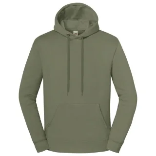 Fruit of the Loom - "Iconic Premium" Sweatshirt für Herren/Damen Unisex, mit Kapuze (Klassisch Olivgrün)