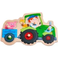 Haba Steckpuzzle Lustige Traktorfahrt, Puzzleteile