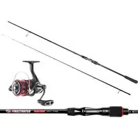Lieblingsköder Spinnrute Angelset Zander & Hecht - Firestarter Rute + Rolle Ninja LT 4000 C, (Zander-Hecht, 2-tlg., Rute incl. Rolle), Perfekte Abstimmung für Zander und Hecht