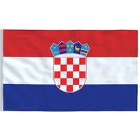 vidaXL Flagge Flagge Kroatiens 90×150 cm