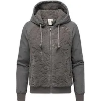 Ragwear Plüschjacke Talianita YOUMODO Leicht gefütterte Teddyjacke mit Kapuze