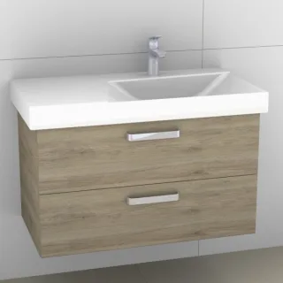 Artiqua 413 Waschtischunterschrank für Xeno 2 500535, 500536 (ehem. 127290, 127293) Sanremo Eiche qu 413-WU2L-K131-7145-428