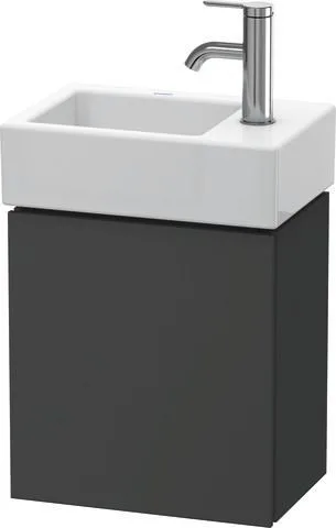 Duravit L-Cube Waschtischunterbau wandhängend Graphit Matt 364x241x400 mm - LC6293R4949 LC6293R4949