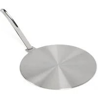 OSTWOLKE Kochfeld-Adapter Universal Adapterplatte 24cm/28cm für Induktions-Kochfelder, mit abnehmbarem Griff