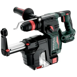 Metabo Akku-Kombihammer KH 18 LTX BL 24 Q Set ISA mit integrierter Staubabsaugung und Metabo-Quick-W - 601714900