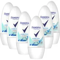 Rexona Deo-Roller 6er Pack REXONA Women Deodorant "Shower Fresh" Roll-on - 50ml, 6-tlg., 48h Schutz