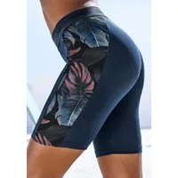 LASCANA ACTIVE Shorts mit floralen Einsätzen