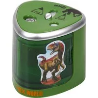 COPPENRATH DIE SPIEGELBURG Anspitzer Elektrischer Anspitzer T-Rex World Dinosaurier, mit Auto-Stoppfunktion