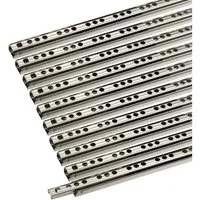 SO-TECH® Auszug Teilauszüge H: 17 mm / L: 342 mm Schubladenschienen Teilausz (10 St), Schubladenschienen Teilauszug Rollenführung Kugelführung