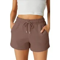 ROSS CAMP Sweatshorts Kurze Hose Damen Shorts Lycra