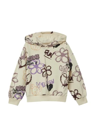 s.Oliver - Sweatshirt creme/mehrfarbig - Gr. - 110
