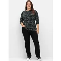 Sheego T-Shirt 3/4-Arm-Shirt 3/4-Arm mit grafischem Minimalprint