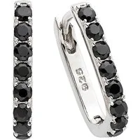 Aniston JEWELRY & WATCHES Paar Creolen Schmuck Geschenk Ohrschmuck Ohrringe, mit Zirkonia (synth)