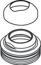 Hansgrohe Abdeckkappe Axor Terrano chrom , 96394000 96394000