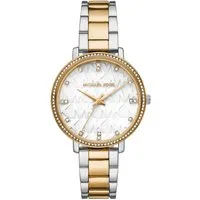 Fossil Quarzuhr Damen-Uhr Pyper Quarz Edelstahl-Armband Gold-Ton MK4918