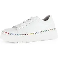 Gabor Plateausneaker, Freizeitschuh, Halbschuh, Schnürschuh mit Kontrast-Rahmennaht