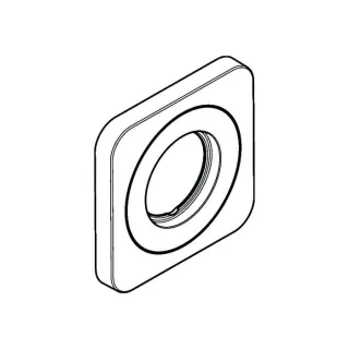 hansgrohe Rosette f.Auslauf Waschtischmischer 98960000 UP Axor Citterio M chrom