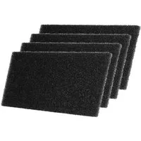 Trade-Shop Ersatzfilter 4x passend für Bauknecht / Whirlpool Trockner 481010354757 Filter, Zubehör für Whirlpool HX481010354757, Schaumstoff-Filter / Schwammfilter / Schmutzfilter / Trocknerfilter