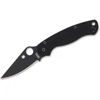 Spyderco Taschenmesser Spyderco Para-Military 2 Black G-10 Plain