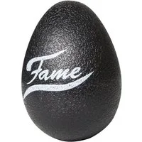 FAME Shaker,Egg Shaker Schwarz Kompakter Kunststoff Harmonischer Klang Ideal für Percussion-Setups Schulen Kindergärten Drum-Zirkel Passt in Jackentasche, Percussion, Shaker, Egg Shaker, Kunststoff, harmonischer Klang