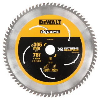 DEWALT XR EXTREME Kreissägeblatt stationär Extra feine Schnitte - DT99576-QZ