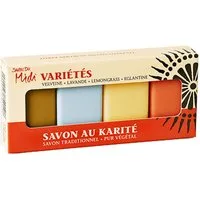 Savon du Midi Handseife Seife mit Karitébutter - Gästeseifen Variétés 4x20g