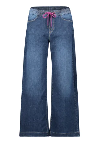 CARTOON - Casual-Hose dark blue denim - Gr. - 40